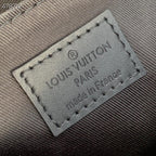 Louis Vuitton Trunk Slingbag Bag 20cm Monogram Seal Cowhide Canvas Spring/Summer Collection M57952, Black