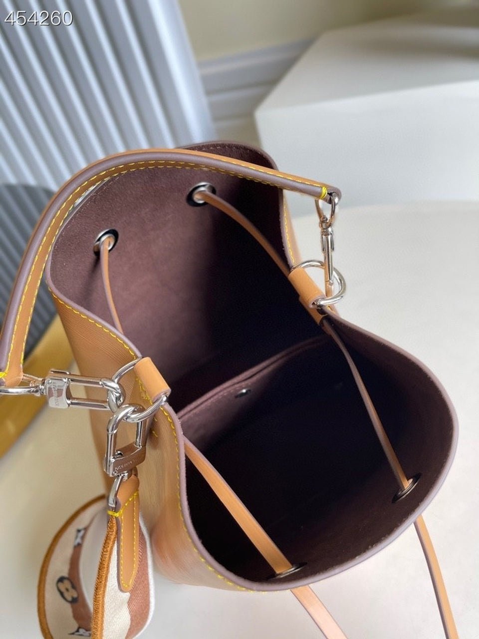 Louis Vuitton NeoNoe BB Bucket Bag 20cm Epi Canvas Leather Spring/Summer Collection M53610 Gold Honey