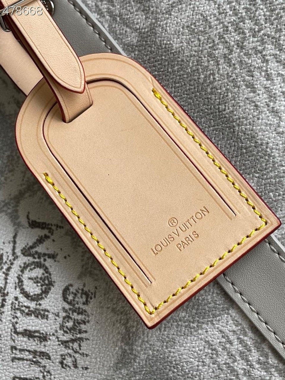 Louis Vuitton Keepall Bandouliere 50cm Damier Salt Canvas Spring/Summer Collection N50059, Grey