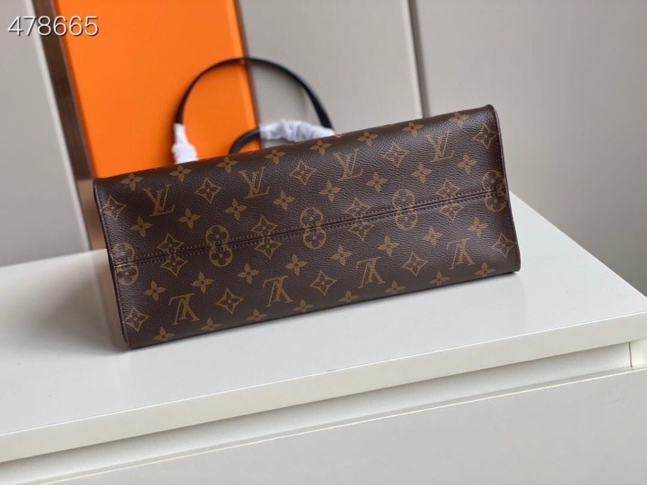 Louis Vuitton x Urs Fischer OnTheGo Bag 34cm Monogram Canvas Spring/Summer Collection M45119 Brown