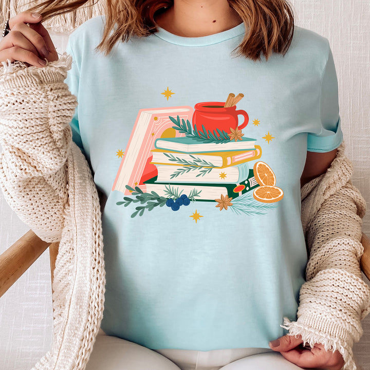 Cozy Books Heather Blend Tee