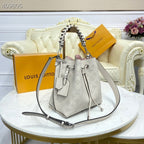 Louis Vuitton Muria Bag 22cm Mahina Calfskin Leather Spring/Summer Collection M57526 Mist
