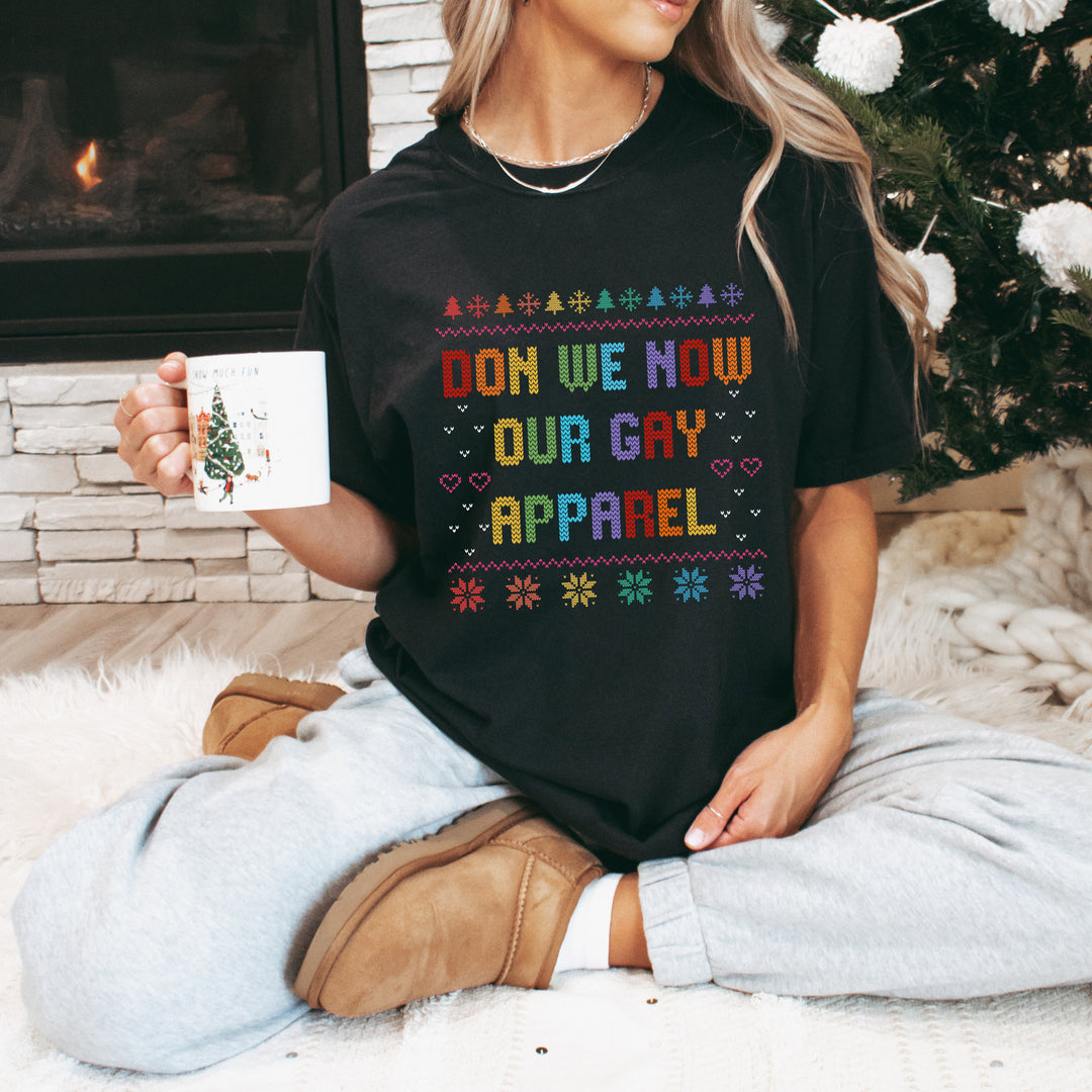 Don We Now Our Gay Apparel Garment-Dyed Short OR Long Sleeve Tee