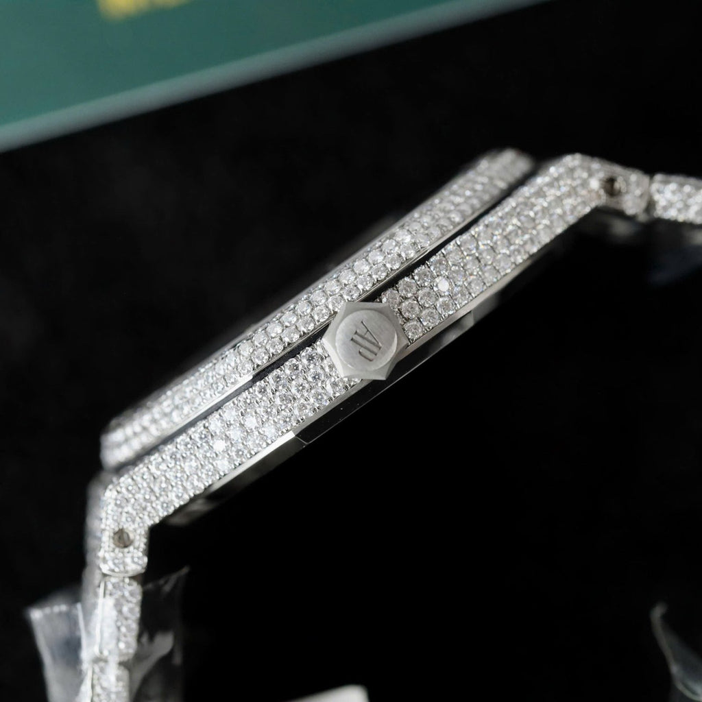 Audemars Piguet 15400 Watch Diamonds Moissanite 41mm