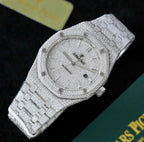 Audemars Piguet 15400 Watch Diamonds Moissanite 41mm