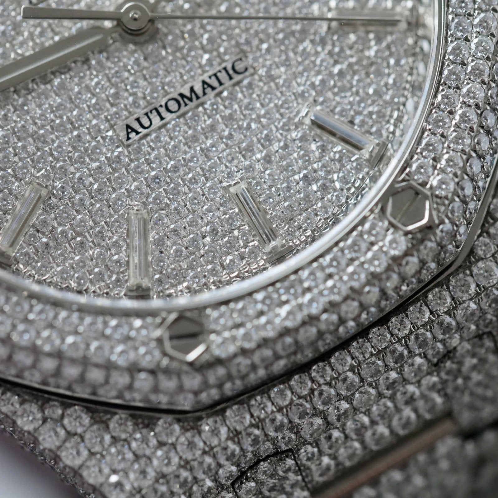 Audemars Piguet 15400 Watch Diamonds Moissanite 41mm