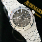 Audemars Piguet 15454 Fosted Gold Watch Grey Dial 37mm