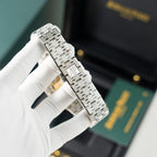 Audemars Piguet 15454 Fosted Gold Watch Grey Dial 37mm