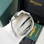 Audemars Piguet 15454 Fosted Gold Watch Grey Dial 37mm