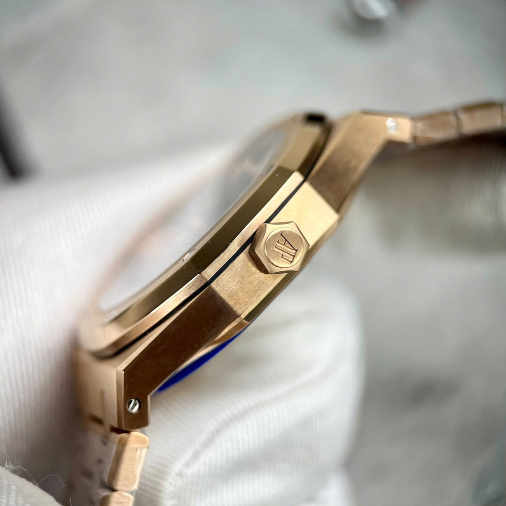 Audemars Piguet 15500 Watch Blue Dial 41mm