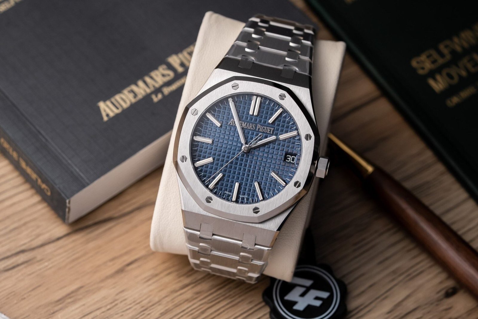 Audemars Piguet 15500ST Watch Blue Dial 41mm