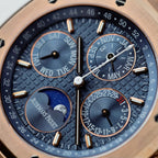 Audemars Piguet 26574 Blue Dial Watch 18K Gold Wrapped 41mm