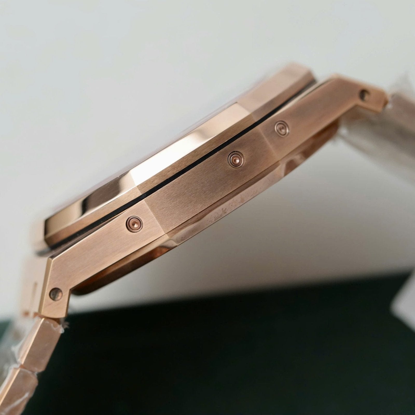 Audemars Piguet 26574 Blue Dial Watch 18K Gold Wrapped 41mm