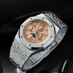 Audemars Piguet 26574 Watch Salmon Dial Metal Wire 41mm