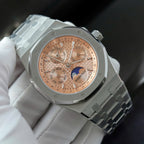 Audemars Piguet 26574 Watch Salmon Dial Metal Wire 41mm