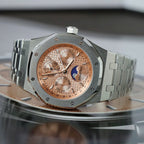Audemars Piguet 26574 Watch Salmon Dial Metal Wire 41mm