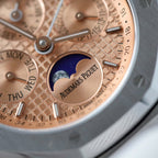 Audemars Piguet 26574 Watch Salmon Dial Metal Wire 41mm