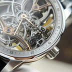 Audemars Piguet 26600 Tourbillon Openworked Watch Leather Strap 41mm