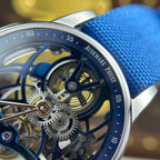 Audemars Piguet 26600 Tourbillon Openworked Watch Blue 41mm