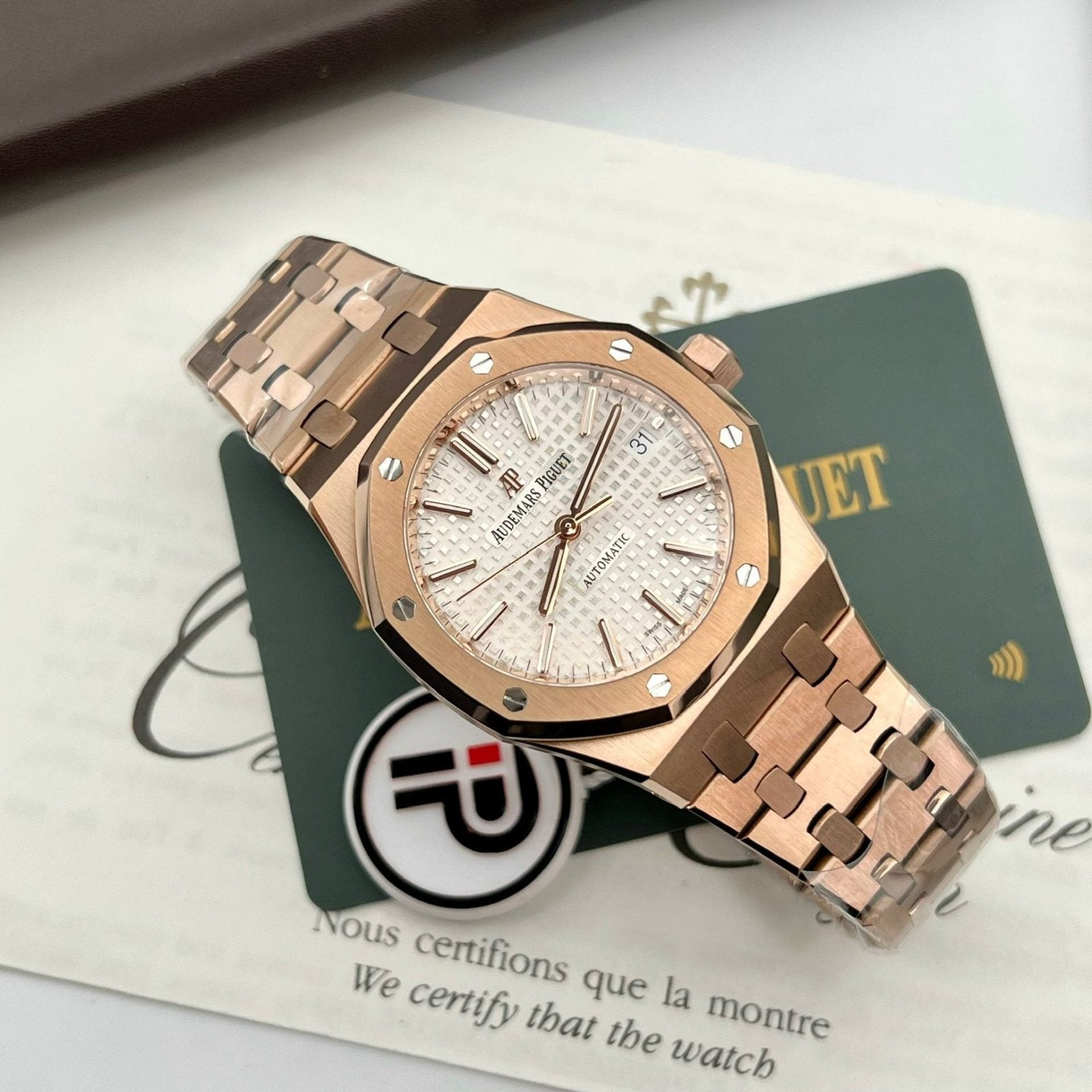 Audemars Piguet Watch Royal Oak 15450 White Gold 37mm