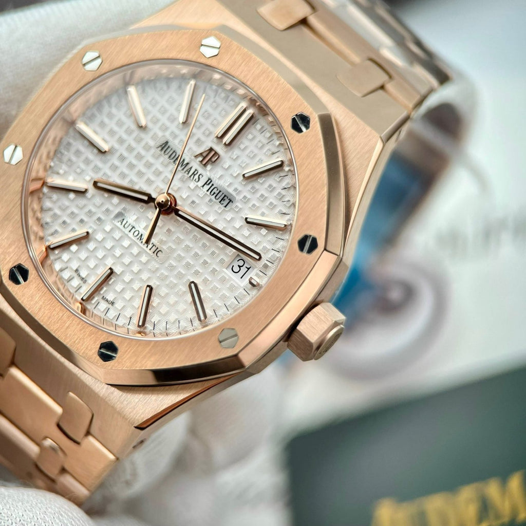 Audemars Piguet Watch Royal Oak 15450 White Gold 37mm