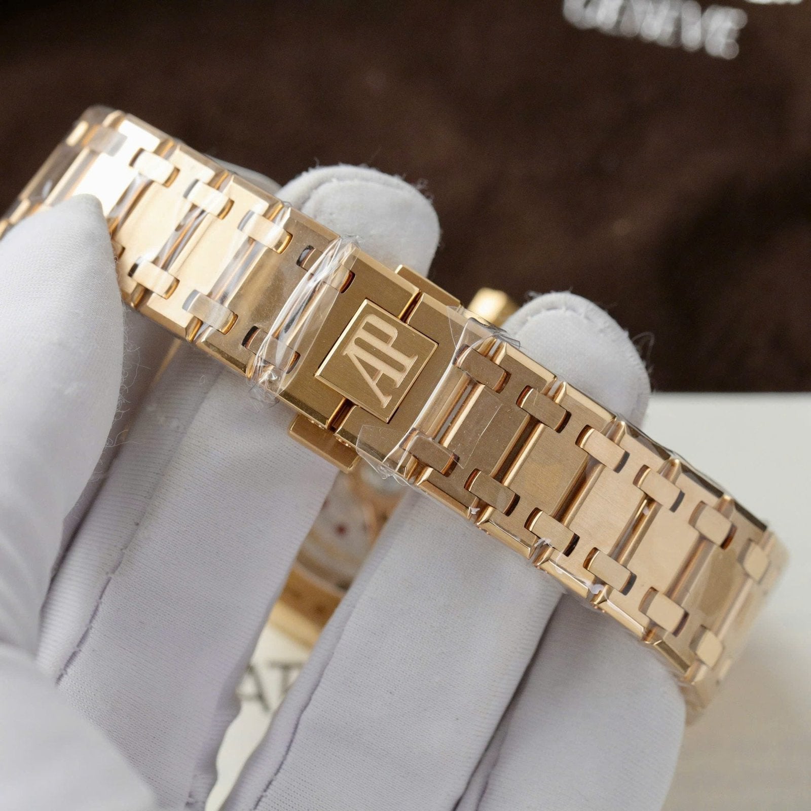 Audemars Piguet Watch Royal Oak Jumbo 16202OR Gold Wrapped 39mm