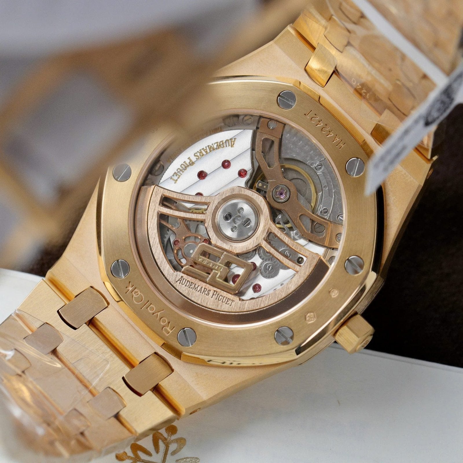 Audemars Piguet Watch Royal Oak Jumbo 16202OR Gold Wrapped 39mm