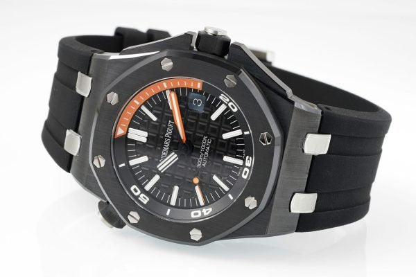 Audemars Piguet Watch Royal Oak Offshore Diver 15707CE Black Ceramic 42mm