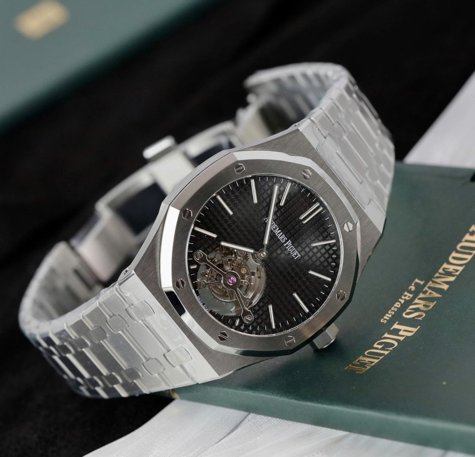 Audemars Piguet Royal Oak Tourbillon 26512ST Dial Black Watch 41mm