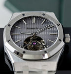 Audemars Piguet Watch Royal Oak Tourbillon Gray Dial Metal Wire 41mm