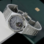 Audemars Piguet Watch Royal Oak Tourbillon Gray Dial Metal Wire 41mm