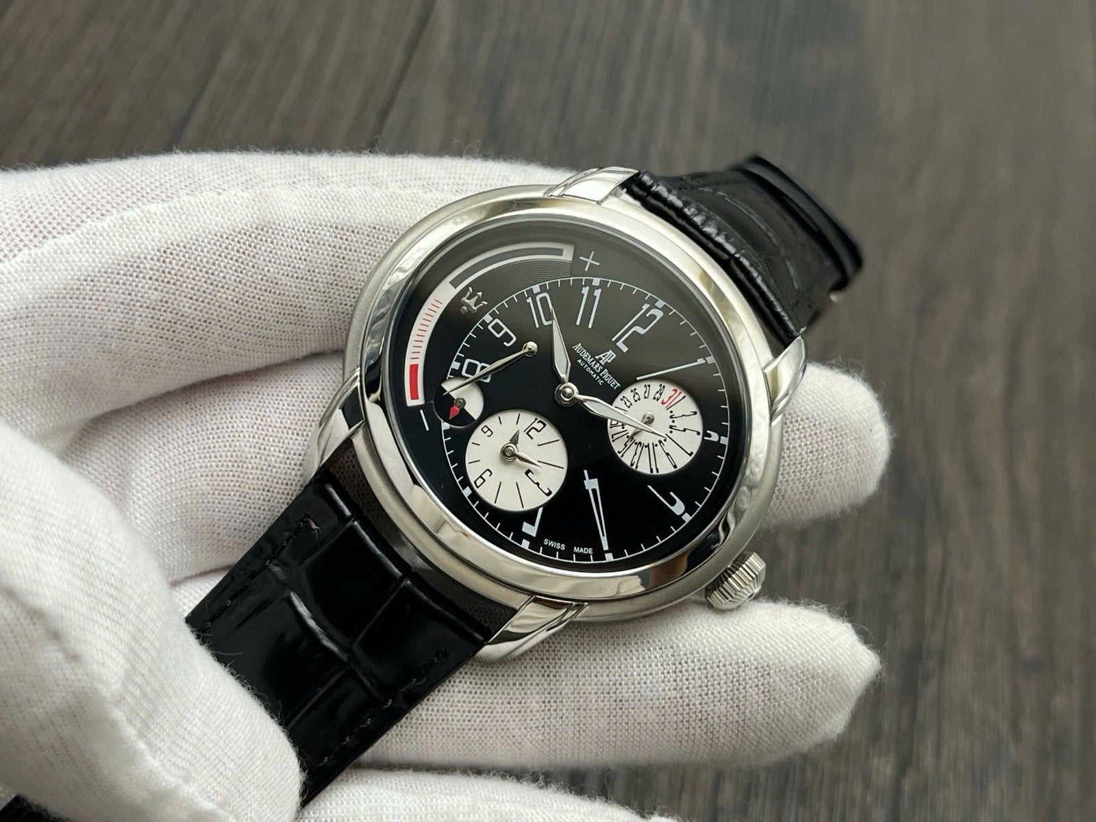 Audemars Piguet Millenary 26150ST Watch Black Dial 47mm