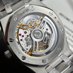 Audemars Piguet Royal Oak Jumbo 16202ST Watch Green Dial 39mm