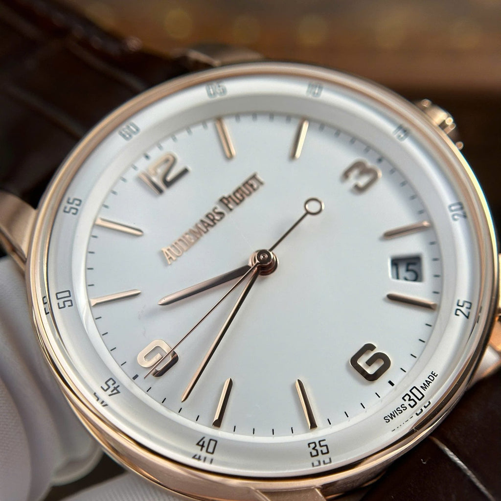 Audemars Piguet Watch Code 11.59 Selfwinding 15210OR White Dial 41mm