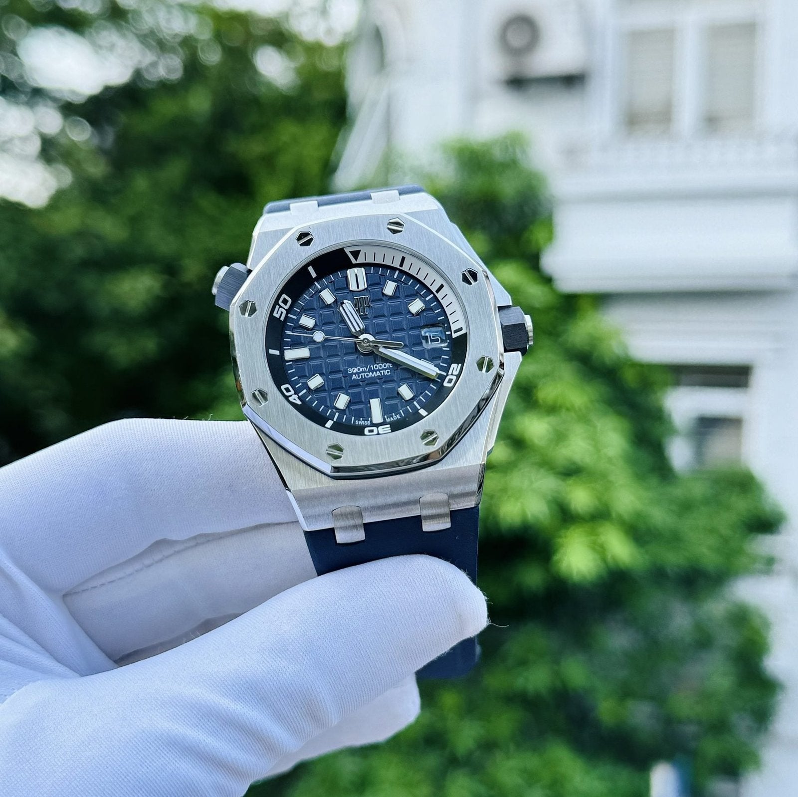 Audemars Piguet Watch Royal Oak 15720ST Blue Dial 41mm