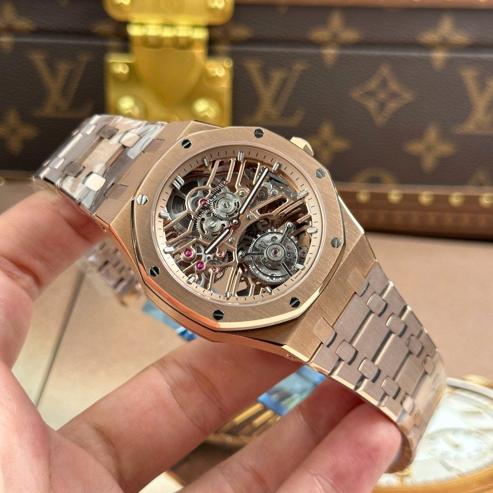 Audemars Piguet Watch Royal Oak 26735 Tourbillon Movement 41mm
