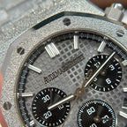 Audemars Piguet Watch Royal Oak Chronograph Frosted Gold 26240 Gray Dial 41mm