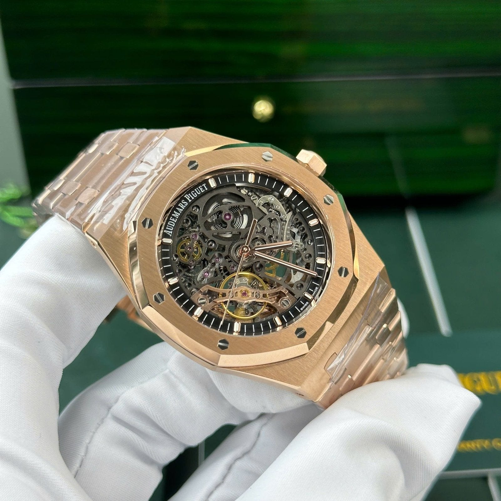 Audemars Piguet Watch Royal Oak 15407 Rose Gold 41mm