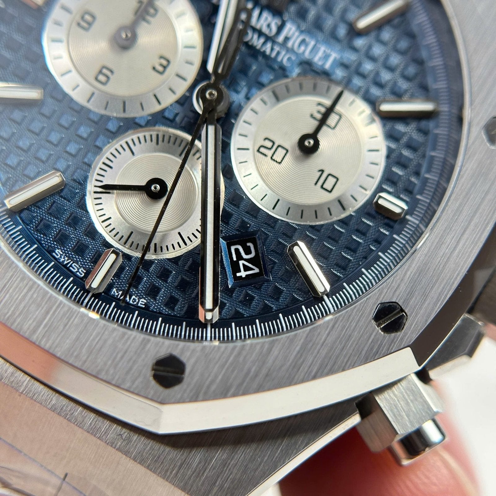 Audemars Piguet Watch Royal Oak 26331 Chronograph Dial Blue 41mm