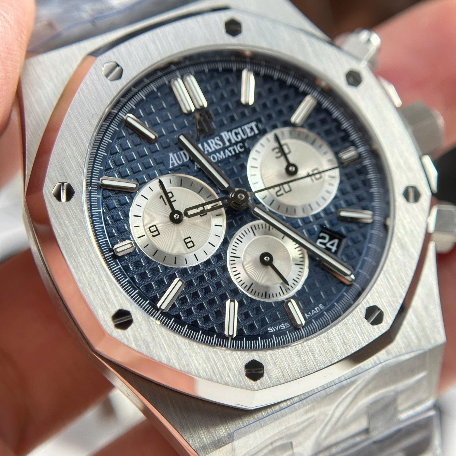 Audemars Piguet Watch Royal Oak 26331 Chronograph Dial Blue 41mm