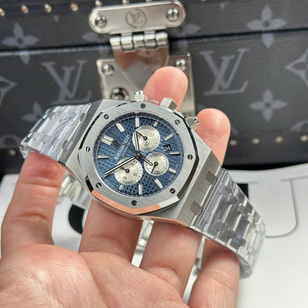 Audemars Piguet Watch Royal Oak 26331 Chronograph Dial Blue 41mm