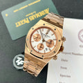 Audemars Piguet Watch Royal Oak 26331OR White Dial 41mm