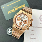 Audemars Piguet Watch Royal Oak 26331OR White Dial 41mm