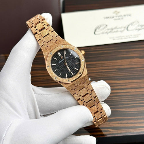 Audemars Piguet Watch Royal Oak 67653OR Women Quartz Movement 34mm