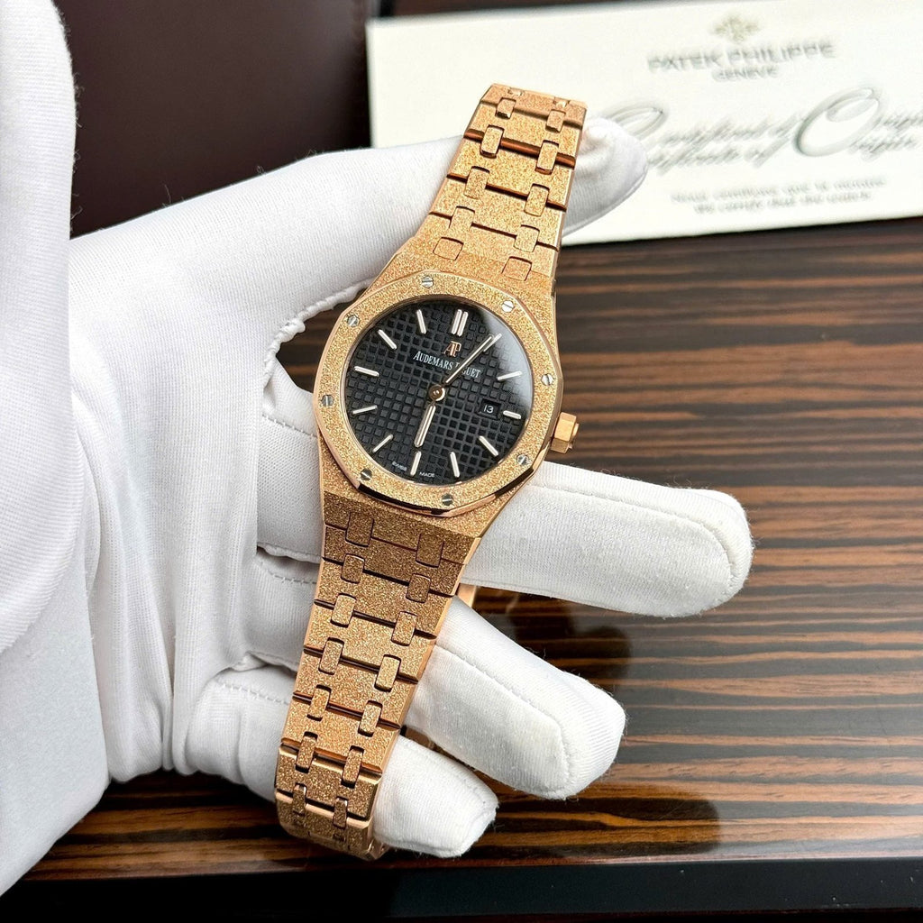 Audemars Piguet Watch Royal Oak 67653OR Women Quartz Movement 34mm