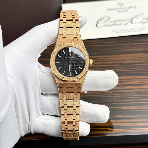 Audemars Piguet Watch Royal Oak 67653OR Women Quartz Movement 34mm