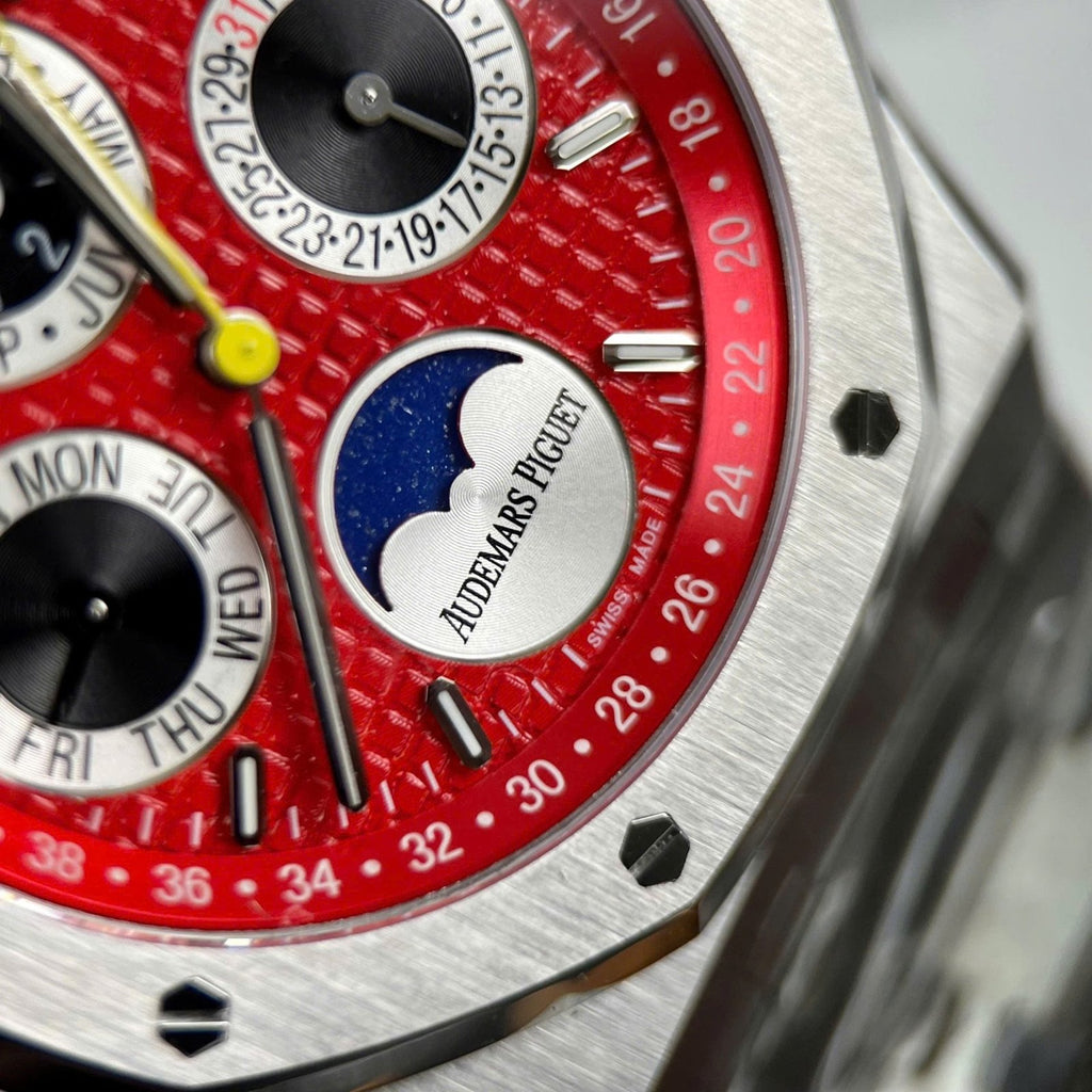 Audemars Piguet Watch Royal Oak Chronogarph 26574ST Red Dial 41mm