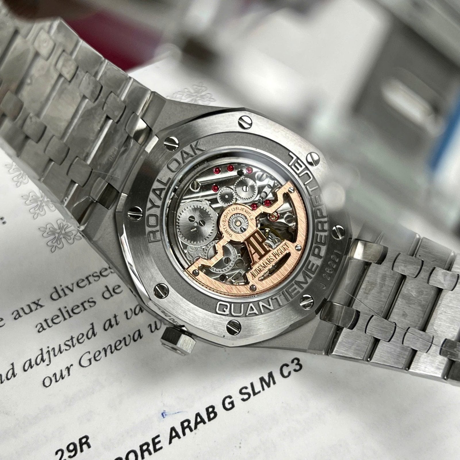 Audemars Piguet Watch Royal Oak Chronogarph 26574ST Red Dial 41mm