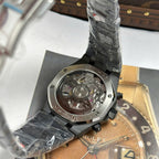 Audemars Piguet Watch Royal Oak Chronograph 26240 Black Ceramic Charcoal Blue Dial 41mm