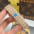 Audemars Piguet Watch Royal Oak Chronograph Frosted Gold 26240 Blue Dial 41mm
